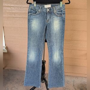 Paper Denim & Cloth Flare Jeans in Faded Blue